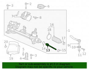 Left steering rod for Honda Odyssey 18-25