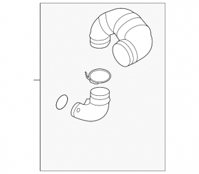 Air duct Audi A3 8V 15-20 4d 1.8T, 2.0T