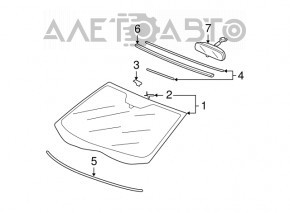 Acura MDX 07-13 usa Fuyao windshield