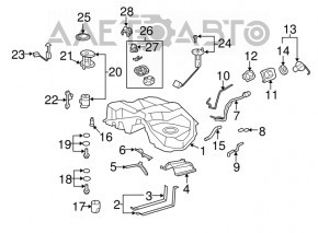 Lexus LS460 LS600h 07-17 Fuel Tank