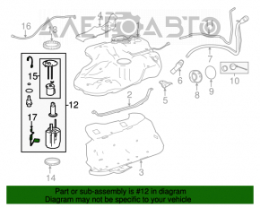 Lexus RX350 16-22 Fuel Pump