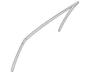 Front left windshield seal for Hyundai Azera 12-17