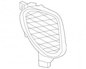 Genesis GV70 22-26 front bumper left air duct for car parking
