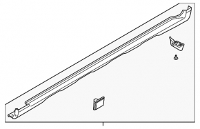 Left threshold for Hyundai Venue 20-25