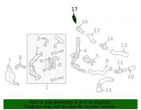 Lexus NX450h Coolant Temperature Sensor 22-26