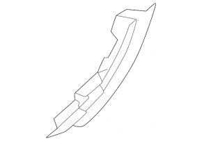 Front bumper bracket left Audi Q5 8R 13-17