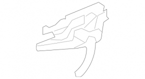 Right bonnet hinge Mercedes W221