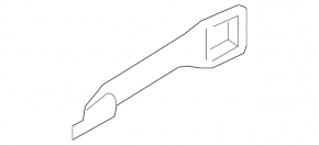 Mazda3 03-09 outer front left door handle