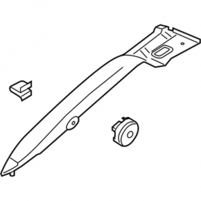 Front pillar trim upper right Ford Mustang mk6 15- convertible