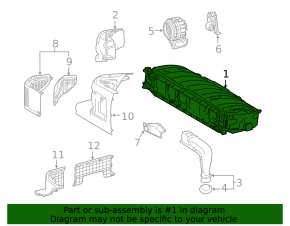 Battery VVB assembly Toyota Venza 21-