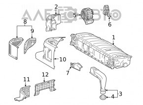 Battery VVB assembly Toyota Venza 21-24 Li-ion 0.93 kWh 124v, 212kW