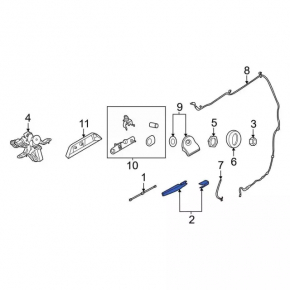 Rear wiper arm Ford Bronco Sport 21-25