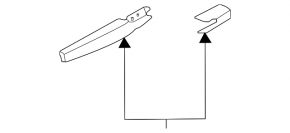 Rear wiper arm Ford Bronco Sport 21-25