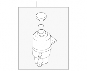 Mitsubishi Galant 04-12 Power Steering Reservoir