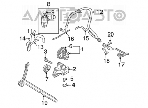 Mitsubishi Galant 04-12 Power Steering Reservoir