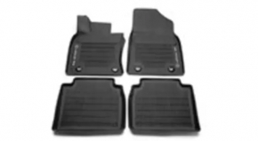 Set of floor mats for the Lexus ES 19-26 black rubber
