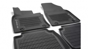 Set of floor mats for the Lexus ES 19-26 black rubber
