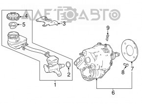 Honda Accord 18-22 Master Brake Cylinder w/o Additional Reservoir