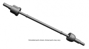 Drive axle rear left Chevrolet Equinox 10-17