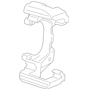 Rear left brake caliper bracket BMW 4 F32/33/36 14-20