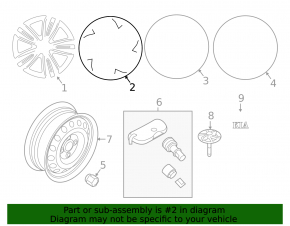 R17 wheel rim for Kia Sportage 20-22