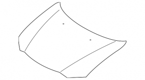 Mitsubishi Outlander 10-13 bare hood