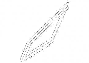 Front left door triangle glass seal for Subaru Forester 25-26