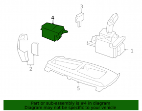 Parking button for BMW X5 X6 E70 E71 07-13