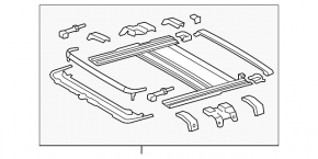Toyota Camry v50 12-14 hatch mechanism (USA)