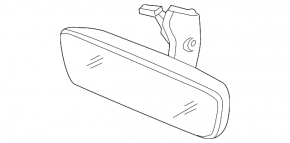 Interior mirror Acura TLX 15-17 with camera