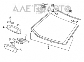 Interior mirror Acura TLX 15-17 with camera