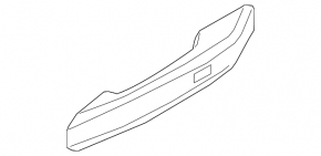 Door handle outer rear left keyless Audi Q5 80A 18-24 3 parts, assembled