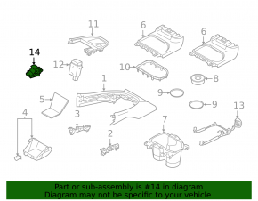 Subaru Outback 20-25 Handbrake Button