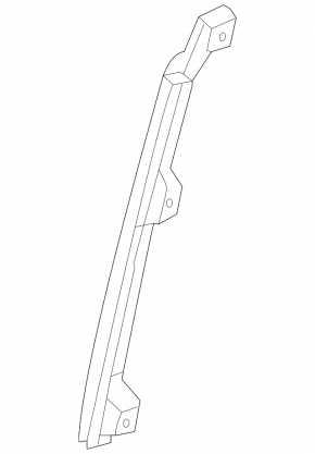 Rear left door glass guide Kia Niro 17-22