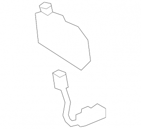 Left hood lock for Audi Q3 83A 19-25 with sensor