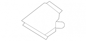 Hyundai Tucson 22-26 black, scratched, upper center panel trim