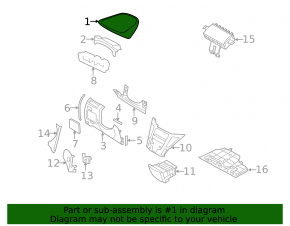 Instrument cluster cover Hyundai Sonata 11-15