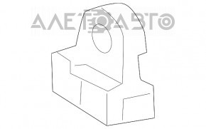 Air conditioning radiator condenser cushion upper left Lexus RX350 10-15 rubber + plastic