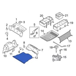 Boot Floor Ford Fiesta 11-19 4d