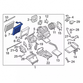 Ford Transit Connect MK2 13-18 Evaporator