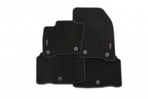 Set of floor mats for Lincoln MKX 16-cloth brown