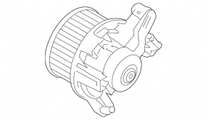 Ford Explorer 20- Rear Row Heater Fan Motor