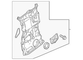 Front Engine Cover Honda CRV 12-16 2.4