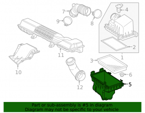 Toyota C-HR 18-23 2.0 Air Filter Housing Lower Cover, Turkey Built