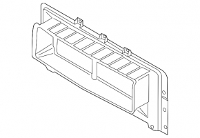 Upper radiator deflector Hyundai Kona 18-23 1.6, 2.0 usa
