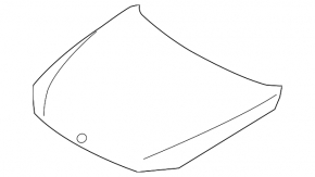 Bare hood of a BMW 7 F01 11-15