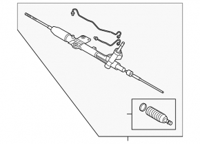 Mitsubishi Lancer 10-17 Power Steering Rack