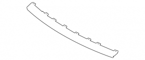 Front bumper center molding for BMW 4 Series F32 F33 F36 14-18 Sport, without radar