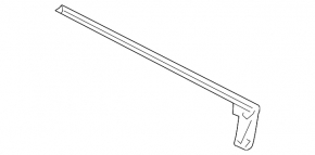 Inner front left glass seal for BMW 4 Series F32/33-20 14-20 Convertible, Coupe