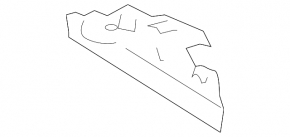 Left front bumper mount for Toyota FJ Cruiser 2007-2014